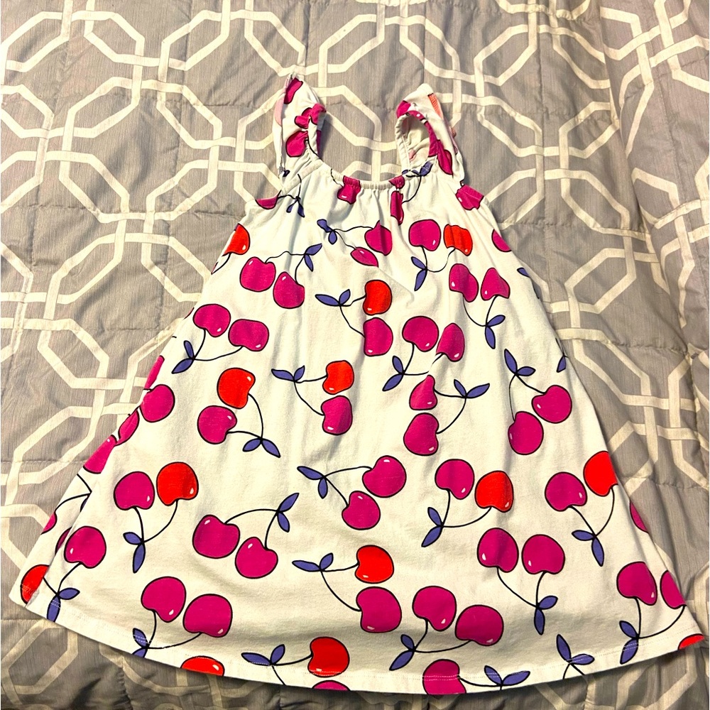 Cherry summer dress Girls Size 8